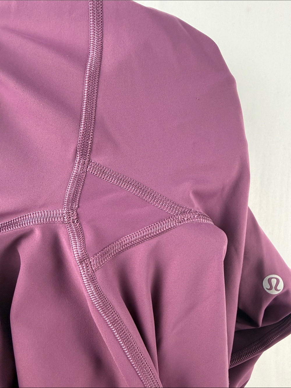 Lululemon Fast & Free 7/8 Tight II *Non-Reflective Nulux 25" Vintage Plum Size 4 - Picture 6 of 12